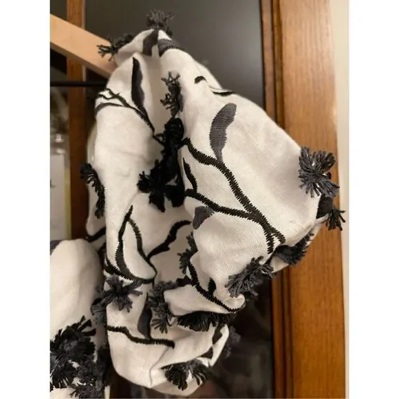 Anthropologie - Sabrina Puff-Sleeve Applique Mini Dress size 12 - Picture 11 of 15